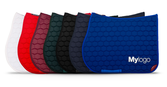 Saddlecloths with personalized embroidery